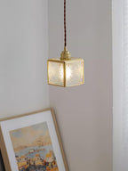 Qelise Glass Pendant Lamp-Moonnatur