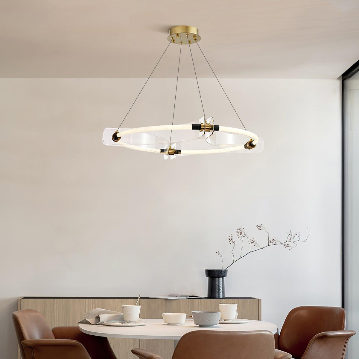 Edreneth Acrylic Chandelier-Moonnatur