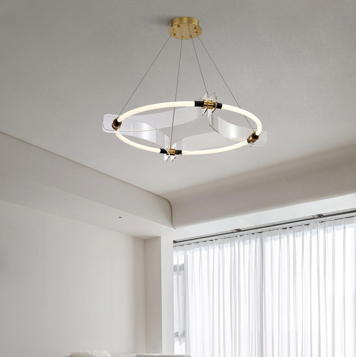 Edreneth Acrylic Chandelier-Moonnatur