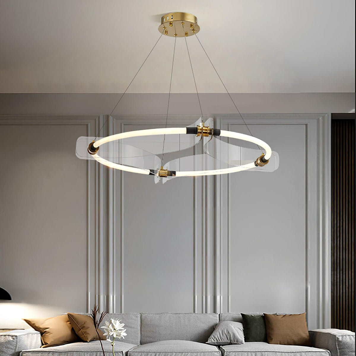 Edreneth Acrylic Chandelier-Moonnatur