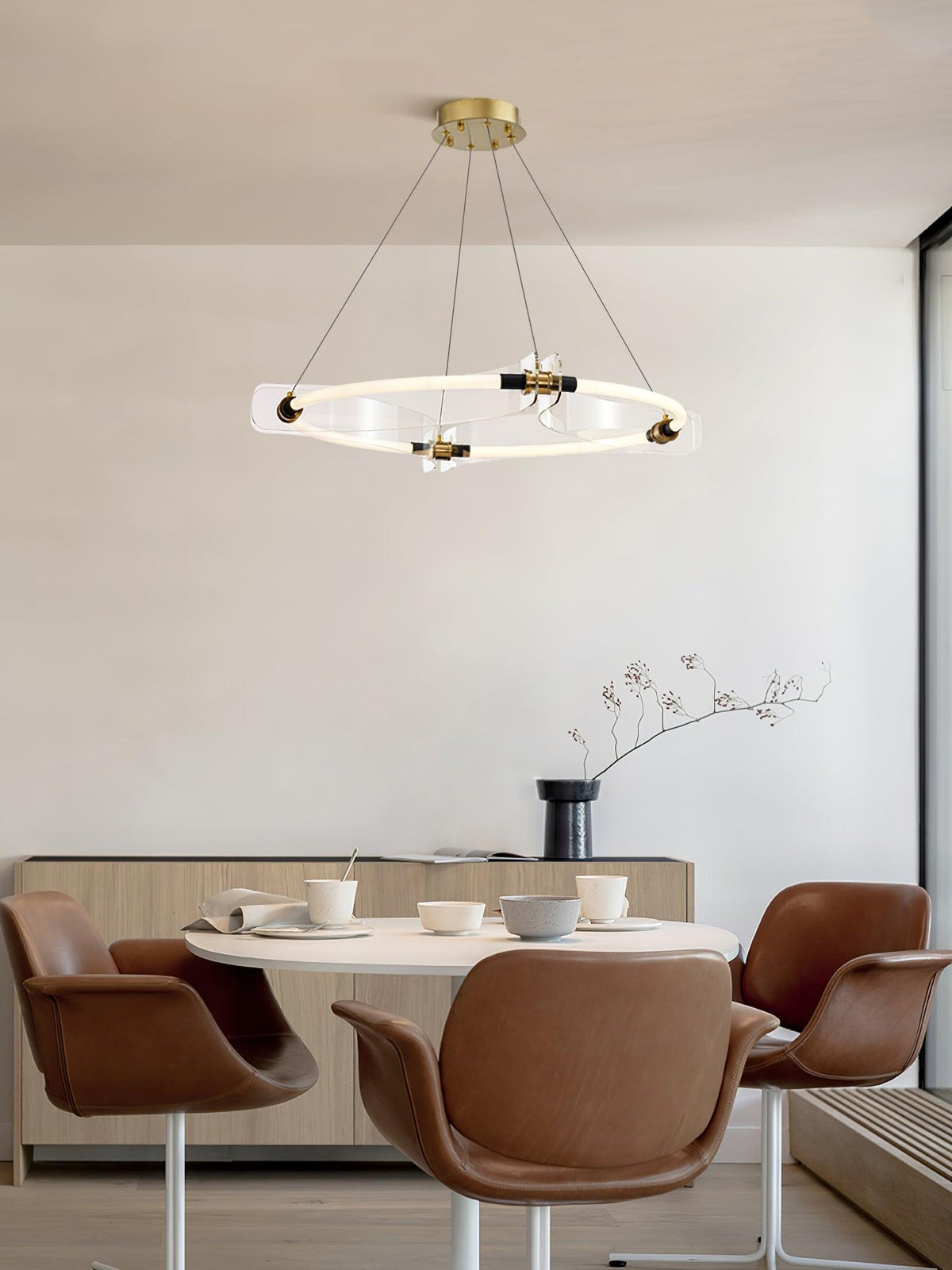 Edreneth Acrylic Chandelier-Moonnatur