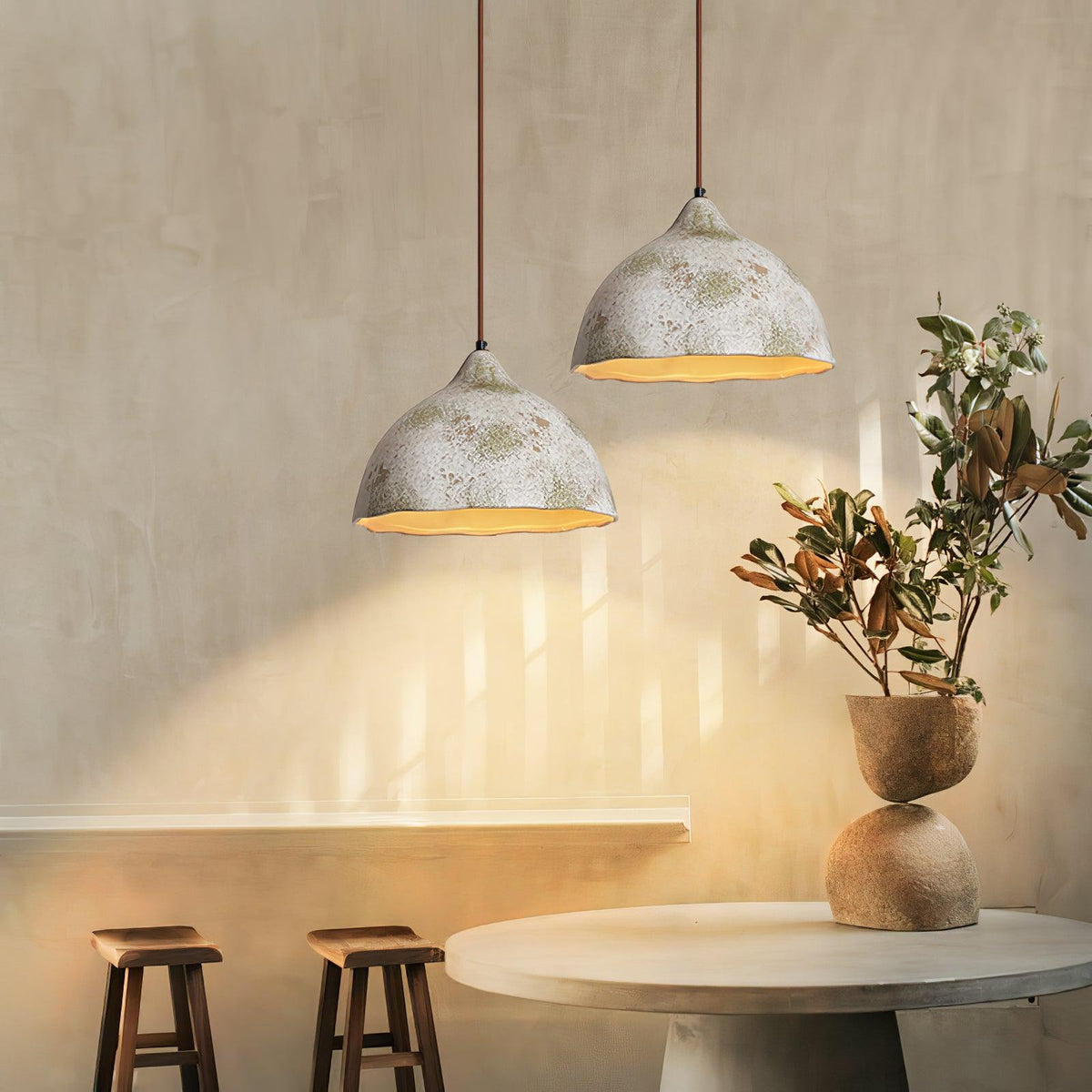 Tildenenis Wood Pendant Light-Moonnatur