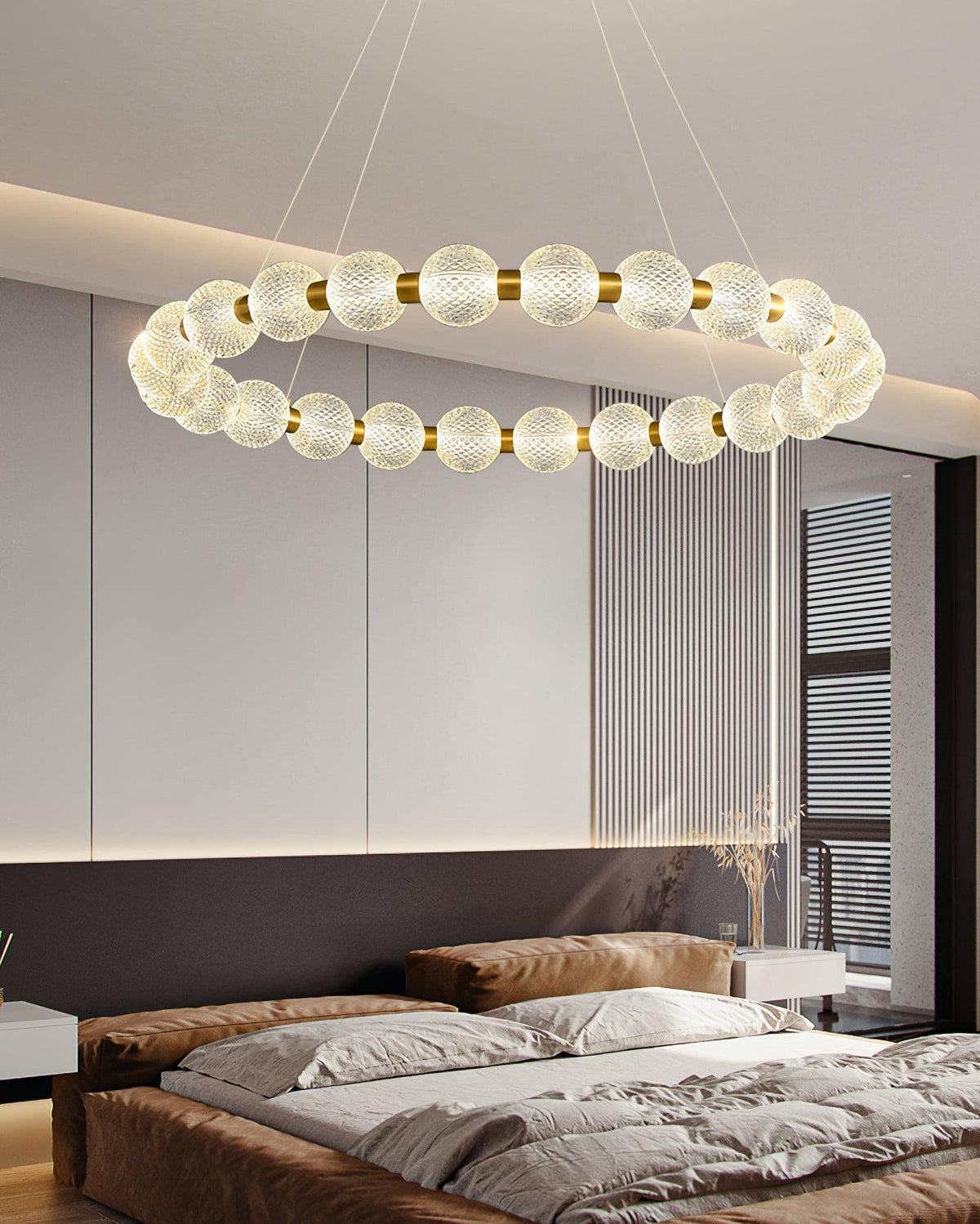 Lindenenna Acrylic Chandelier-Moonnatur
