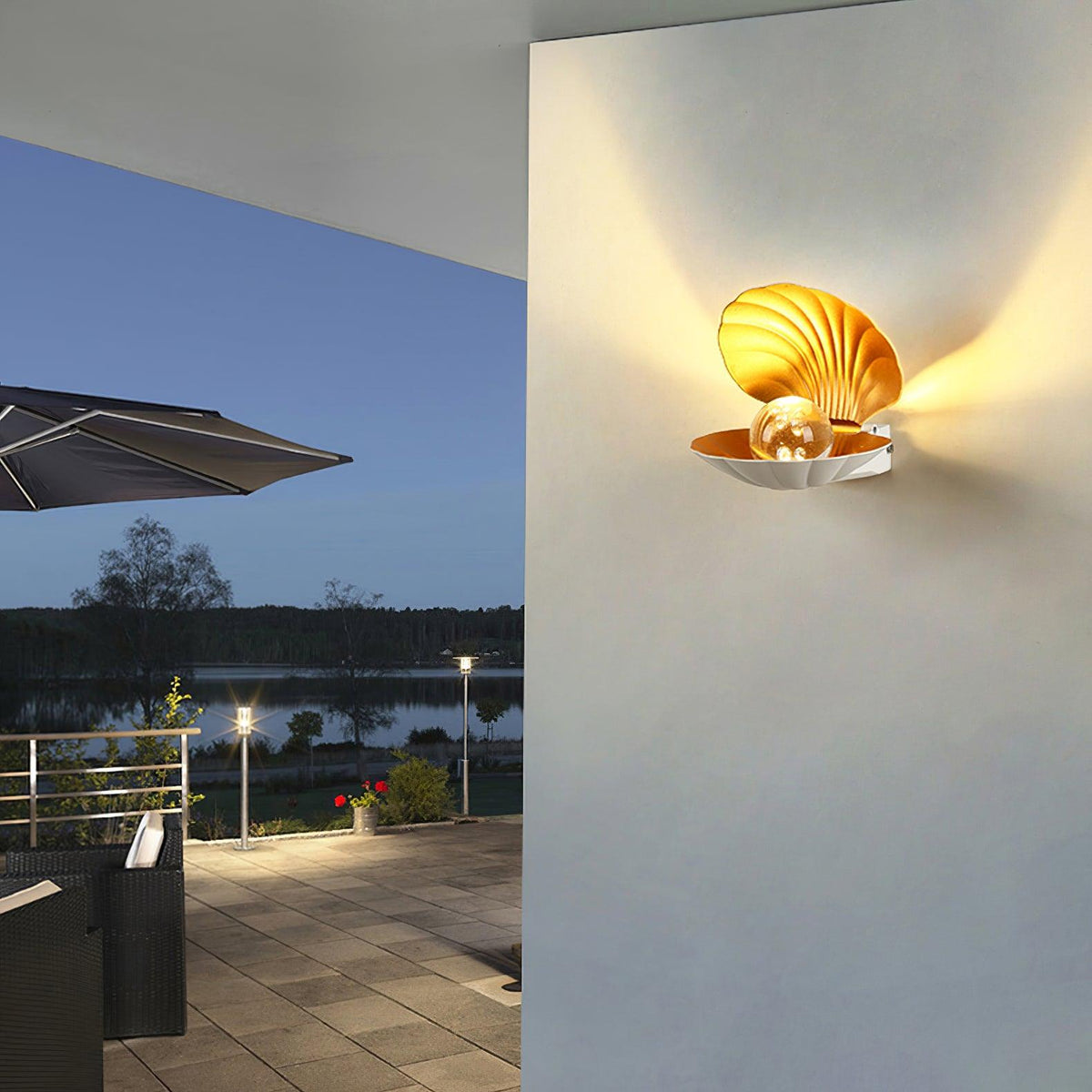 Renara Aluminium Wall Light-Moonnatur