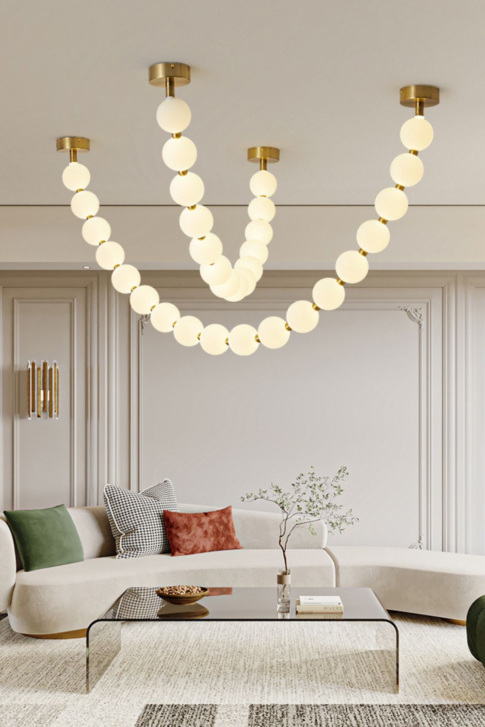 Zarenwyn Acrylic Chandelier-Moonnatur