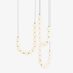 Qaline Acrylic Chandelier-Moonnatur