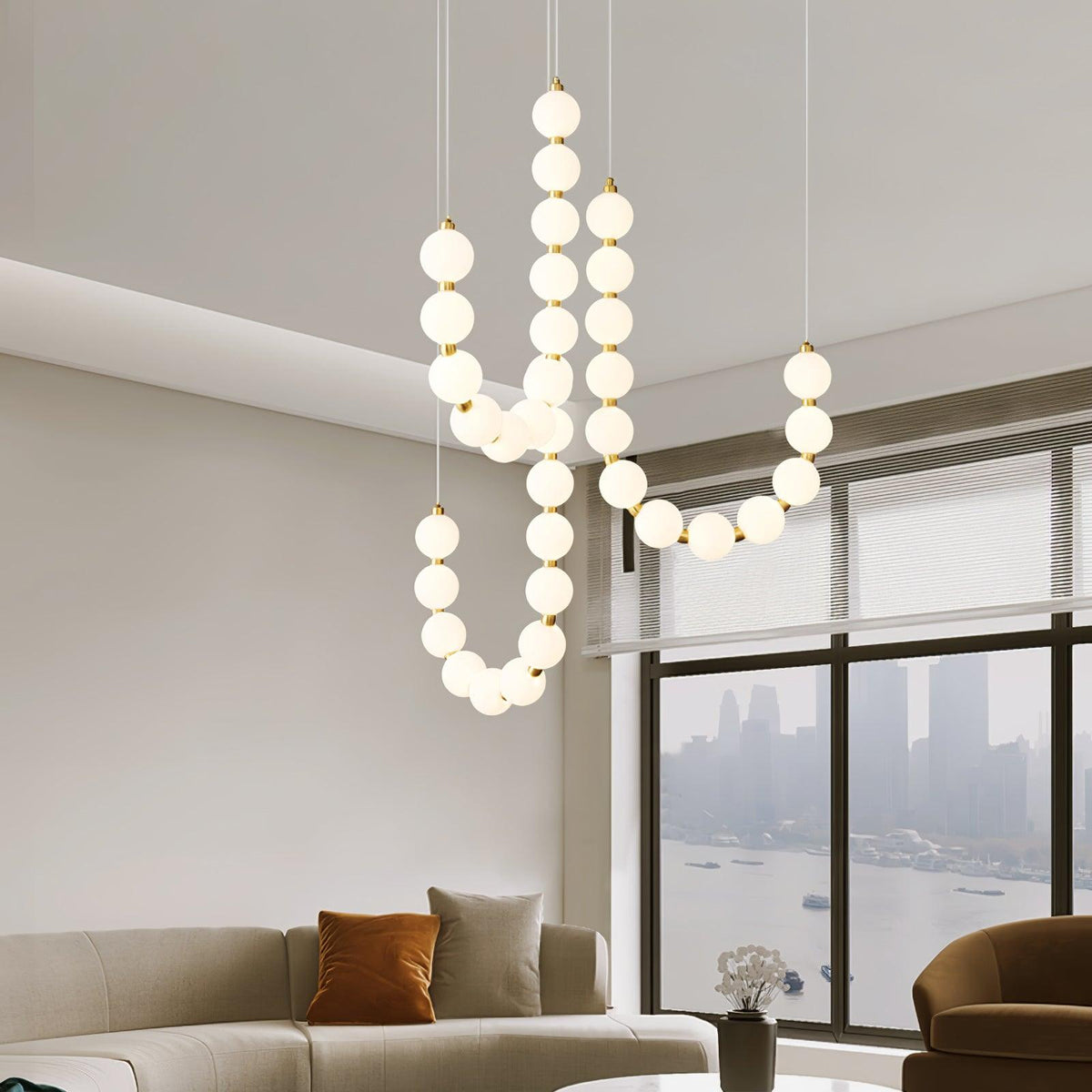 Porelia Acrylic Chandelier-Moonnatur