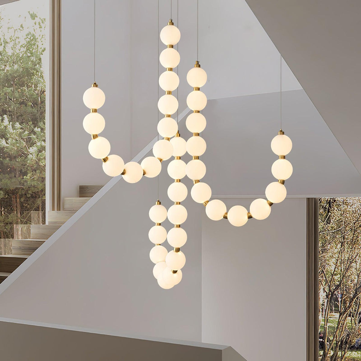 Porelia Acrylic Chandelier-Moonnatur
