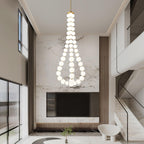 Qaline Acrylic Chandelier-Moonnatur