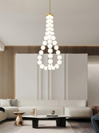 Qaline Acrylic Chandelier-Moonnatur