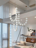 Qaline Acrylic Chandelier-Moonnatur