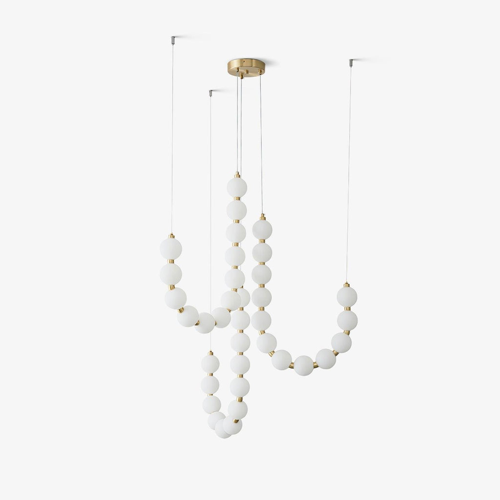 Qaline Acrylic Chandelier-Moonnatur