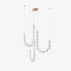 Qaline Acrylic Chandelier-Moonnatur