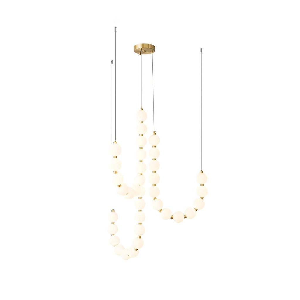 Qaline Acrylic Chandelier-Moonnatur
