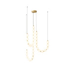Qaline Acrylic Chandelier-Moonnatur