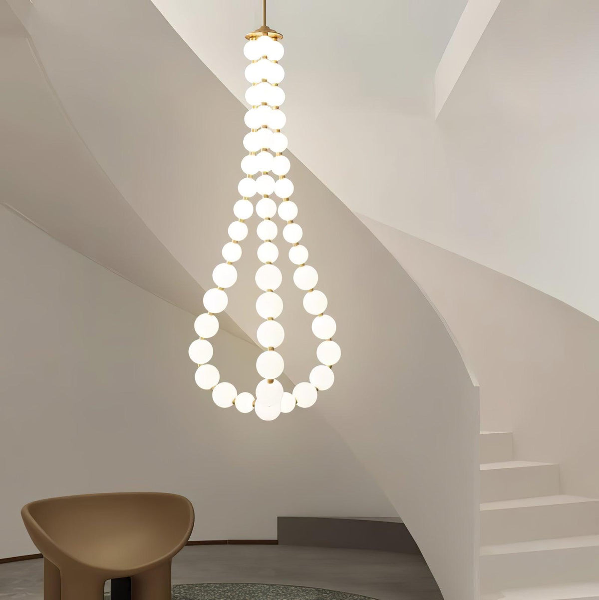 Porelia Acrylic Chandelier-Moonnatur