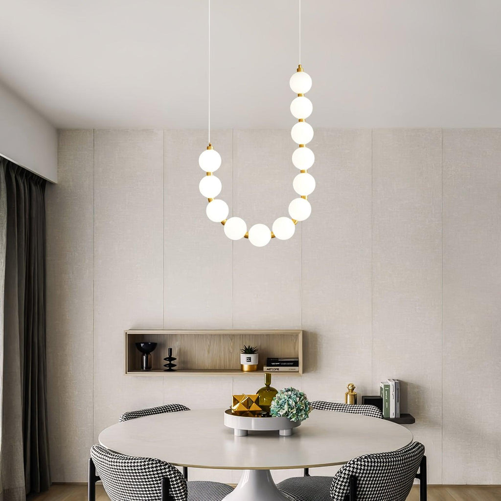 Qaline Acrylic Chandelier-Moonnatur