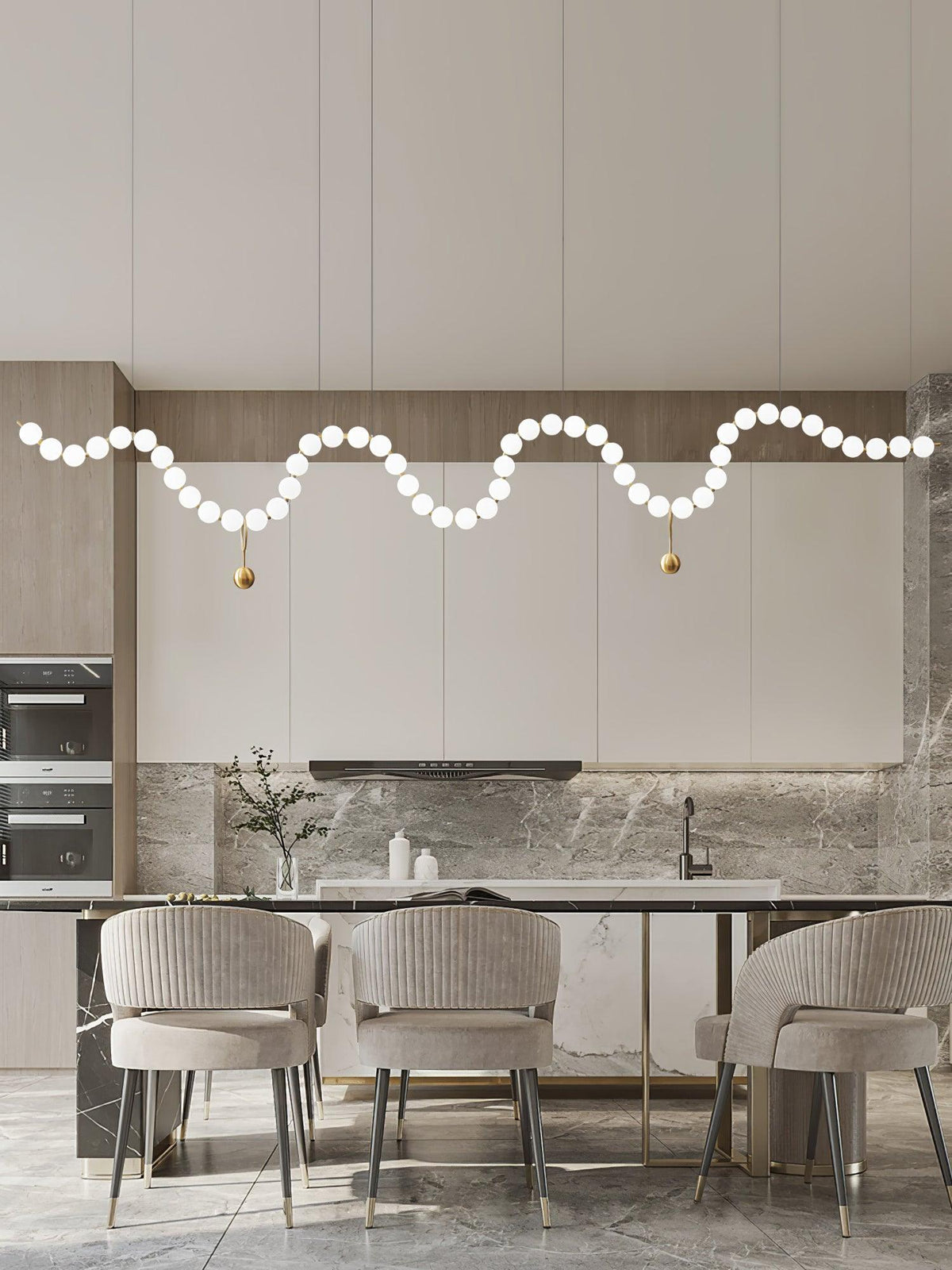Porelia Acrylic Chandelier-Moonnatur