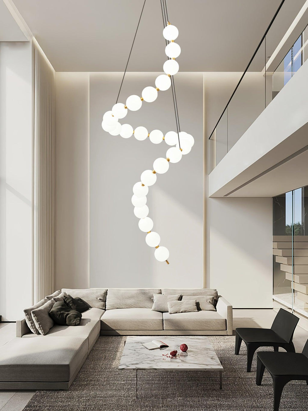 Porelia Acrylic Chandelier-Moonnatur