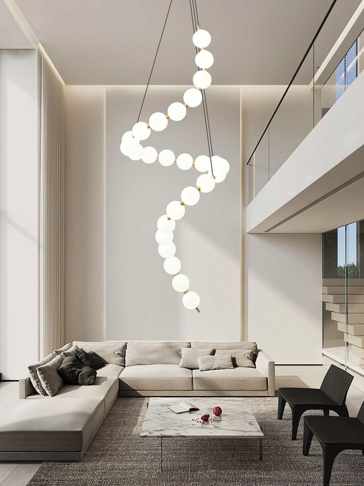 Porelia Acrylic Chandelier-Moonnatur