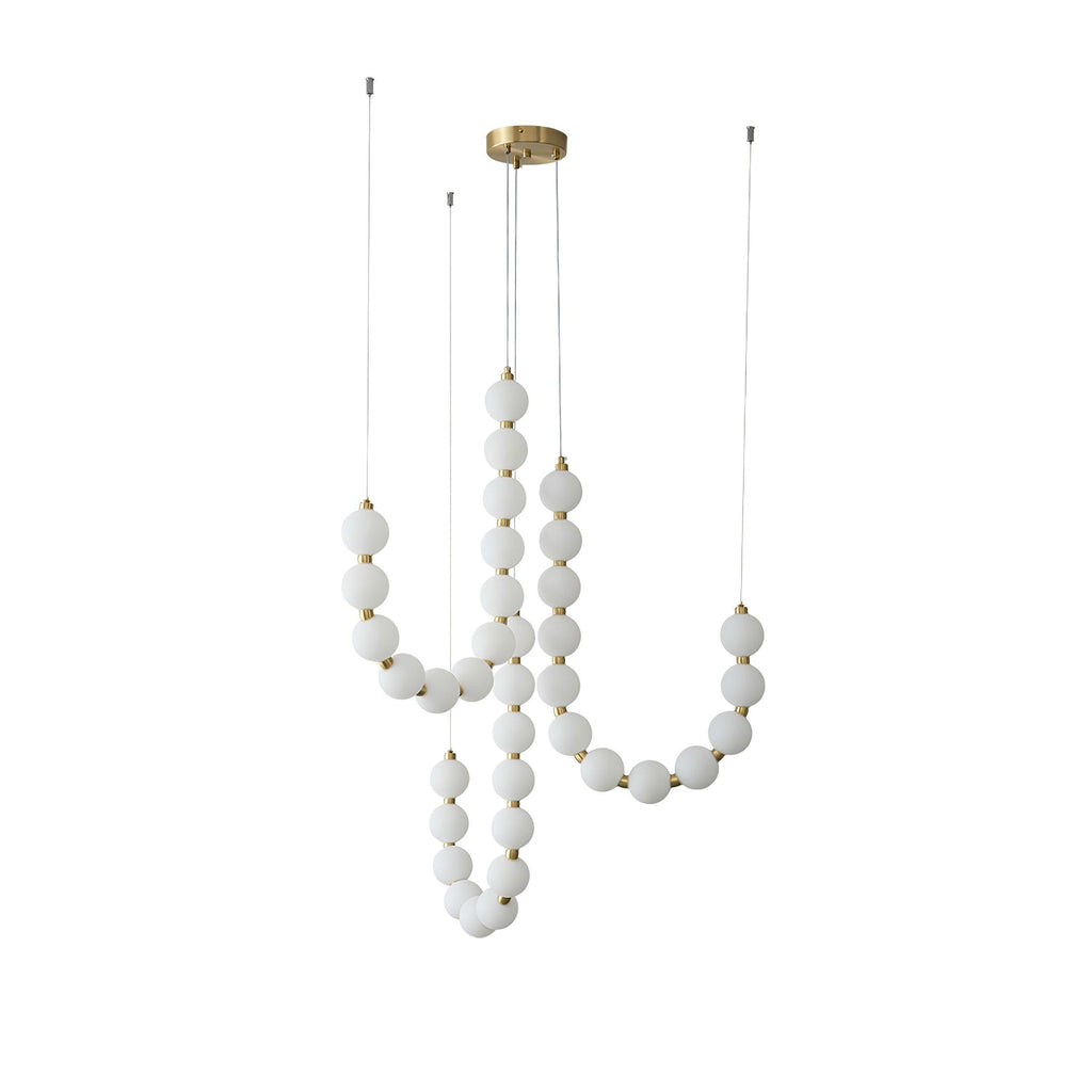 Qaline Acrylic Chandelier-Moonnatur