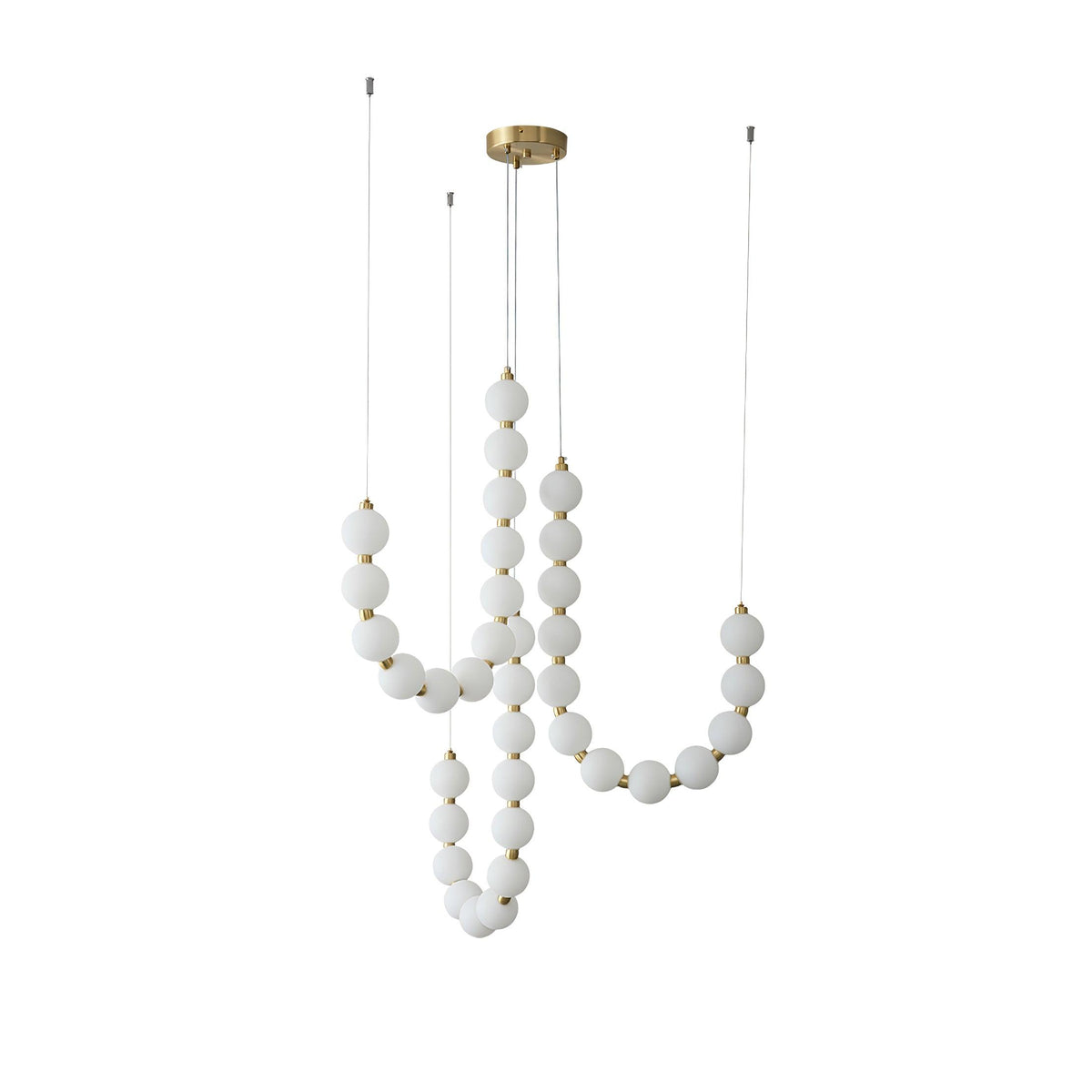 Qaline Acrylic Chandelier-Moonnatur