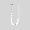 Qaline Acrylic Chandelier-Moonnatur