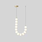 Qaline Acrylic Chandelier-Moonnatur
