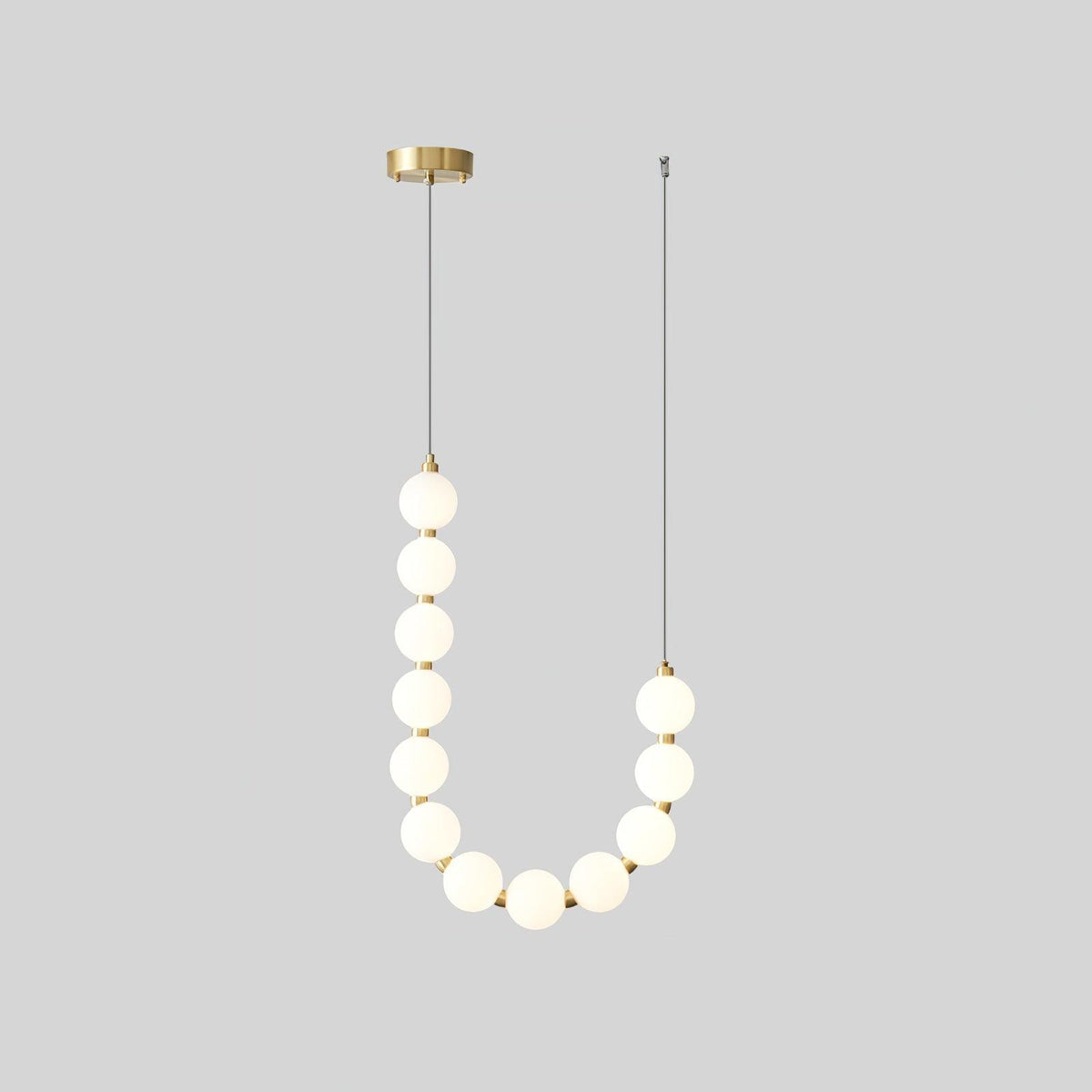 Qaline Acrylic Chandelier-Moonnatur
