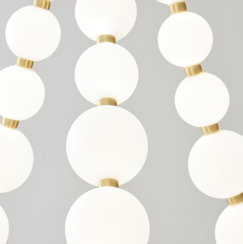 Qaline Acrylic Chandelier-Moonnatur