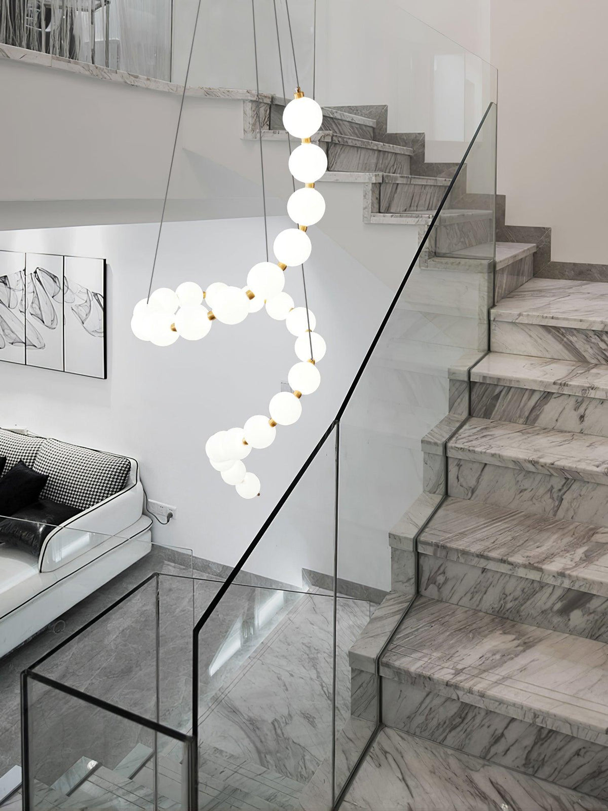 Porelia Acrylic Chandelier-Moonnatur