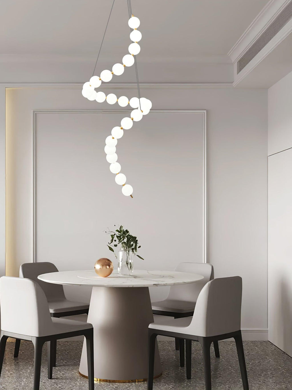 Porelia Acrylic Chandelier-Moonnatur
