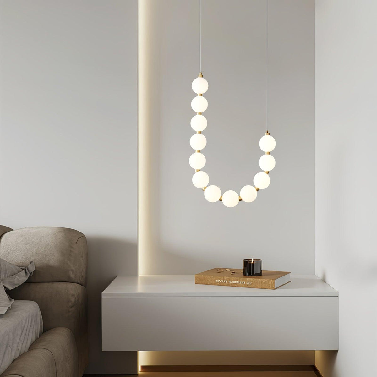 Porelia Acrylic Chandelier-Moonnatur
