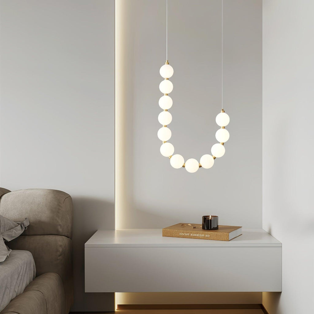 Qaline Acrylic Chandelier-Moonnatur