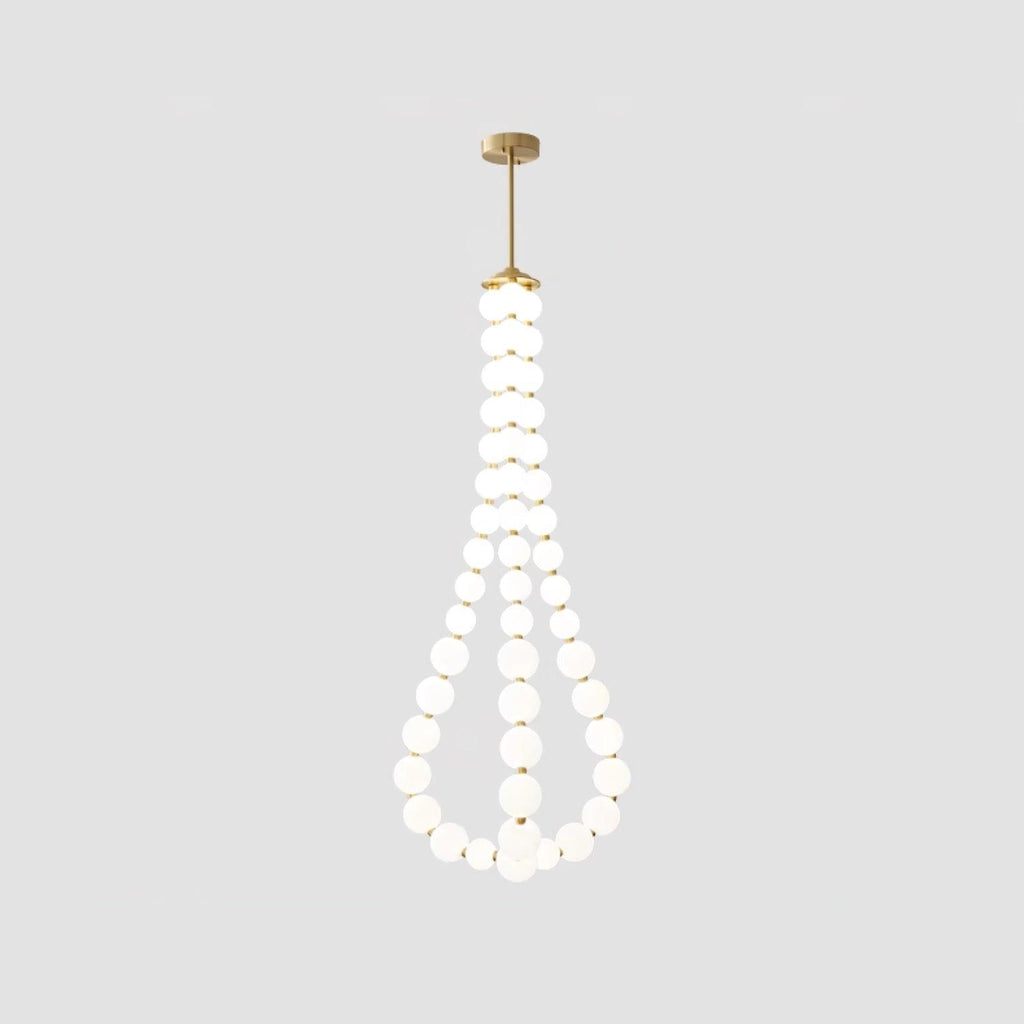 Qaline Acrylic Chandelier-Moonnatur