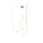 Qaline Acrylic Chandelier-Moonnatur