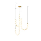 Qaline Acrylic Chandelier-Moonnatur