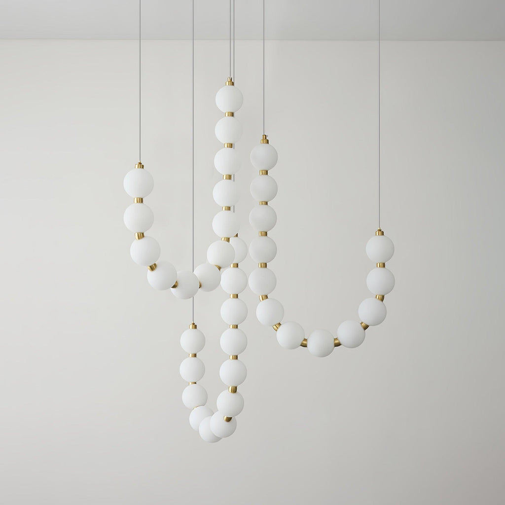 Qaline Acrylic Chandelier-Moonnatur