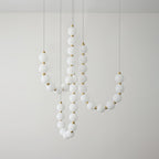 Qaline Acrylic Chandelier-Moonnatur
