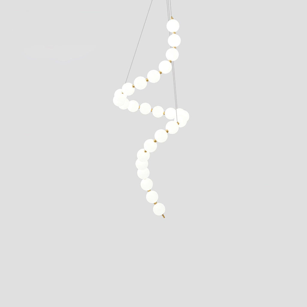Qaline Acrylic Chandelier-Moonnatur
