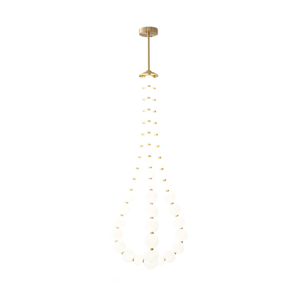 Qaline Acrylic Chandelier-Moonnatur