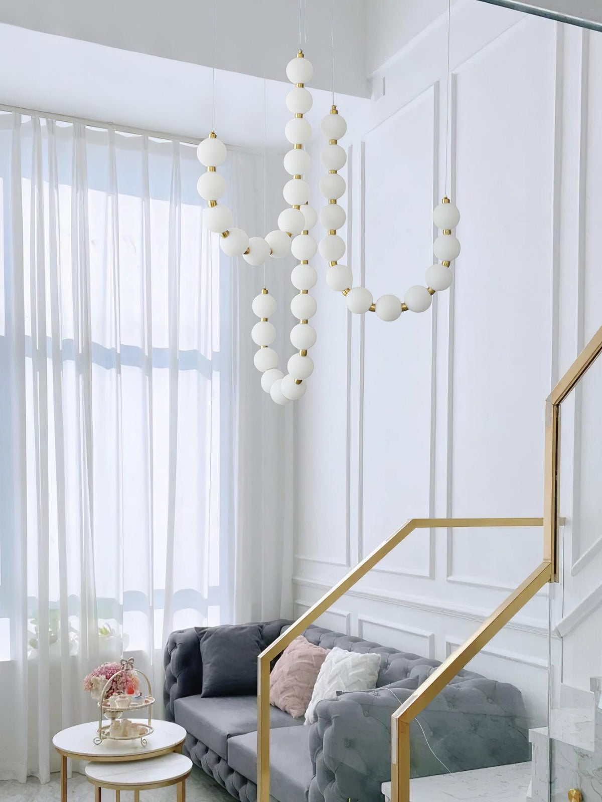Porelia Acrylic Chandelier-Moonnatur
