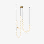 Qaline Acrylic Chandelier-Moonnatur