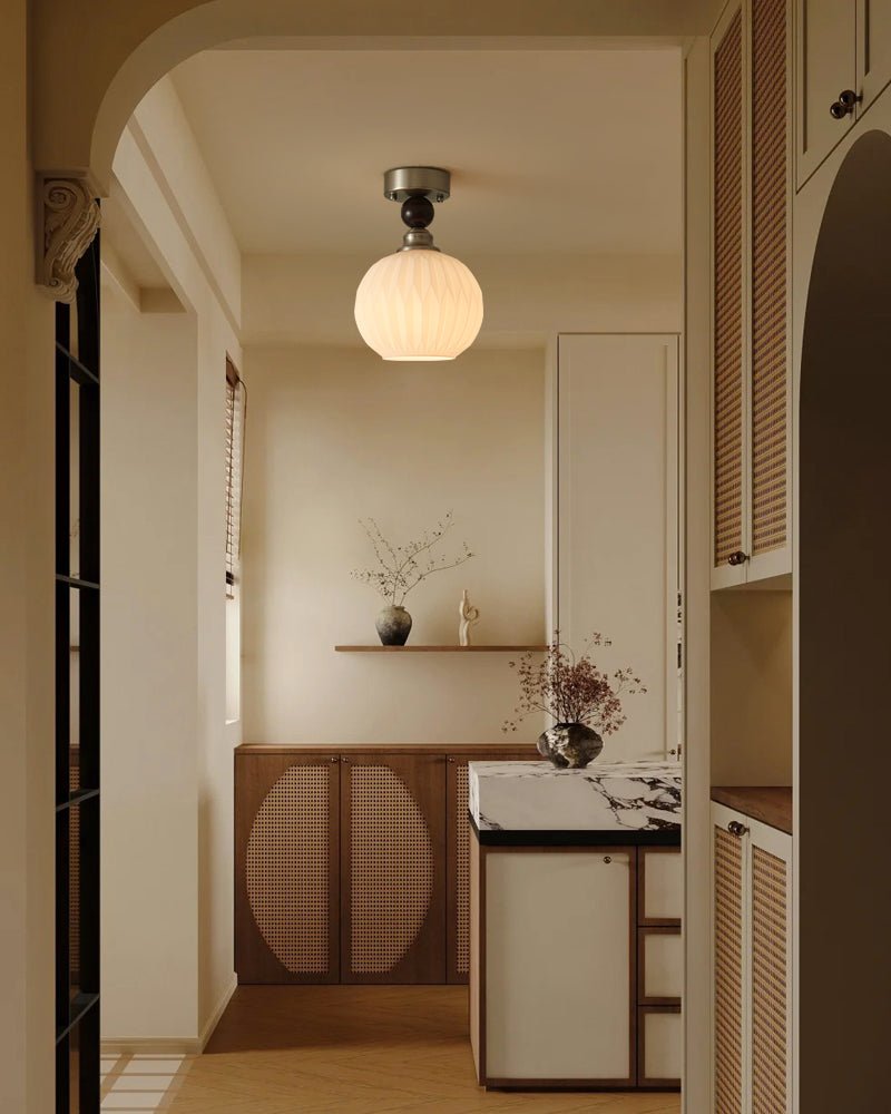 Roswyn Glass Ceiling Light-Moonnatur