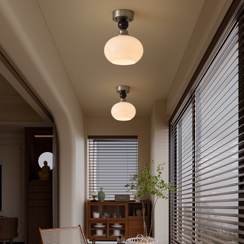 Roswyn Glass Ceiling Light-Moonnatur