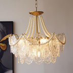 Celestrel Glass Chandelier-Moonnatur
