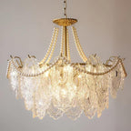 Celestrel Glass Chandelier-Moonnatur