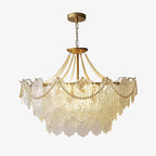 Celestrel Glass Chandelier-Moonnatur