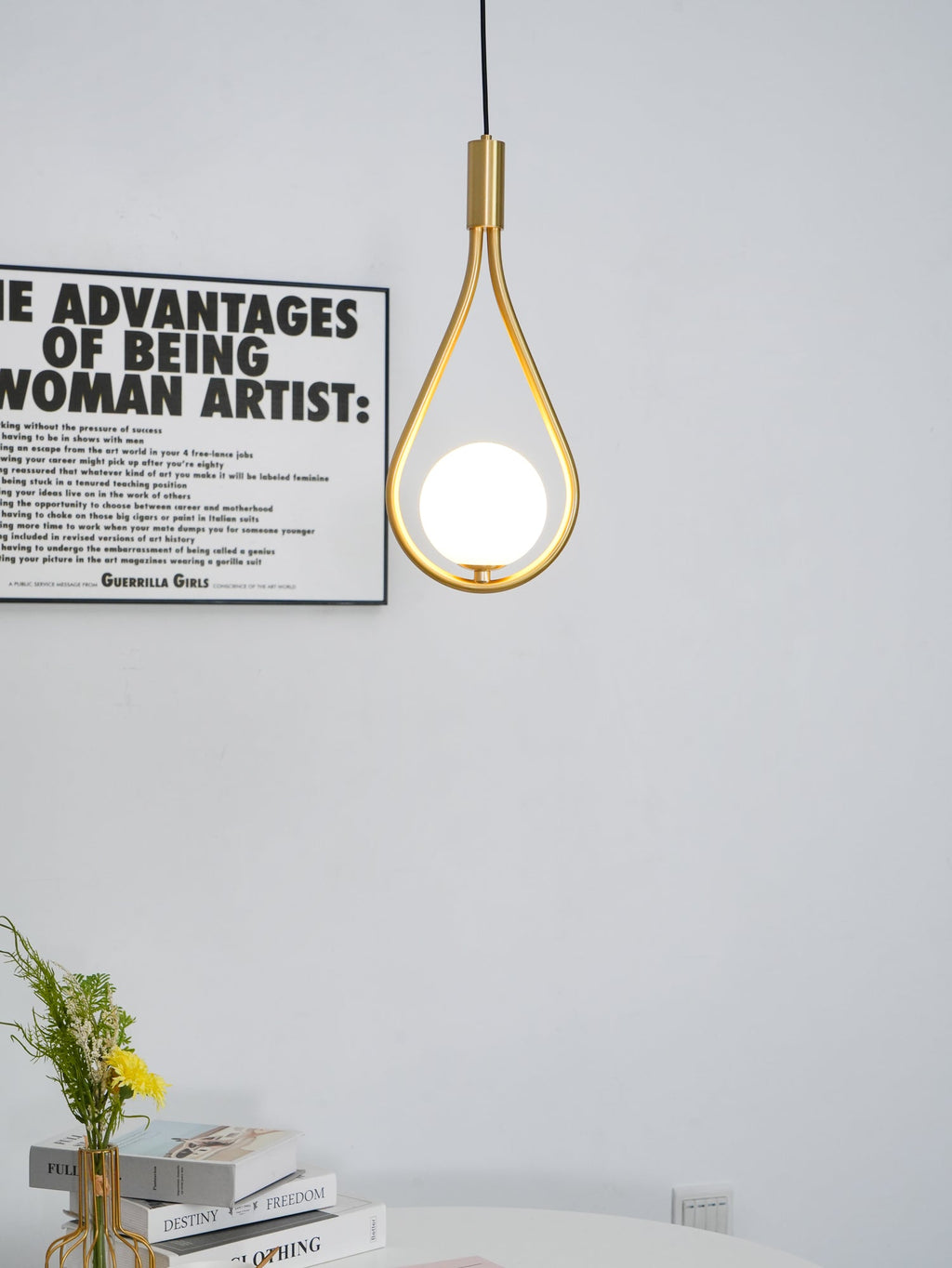 Perenelle Glass Pendant Light-Moonnatur