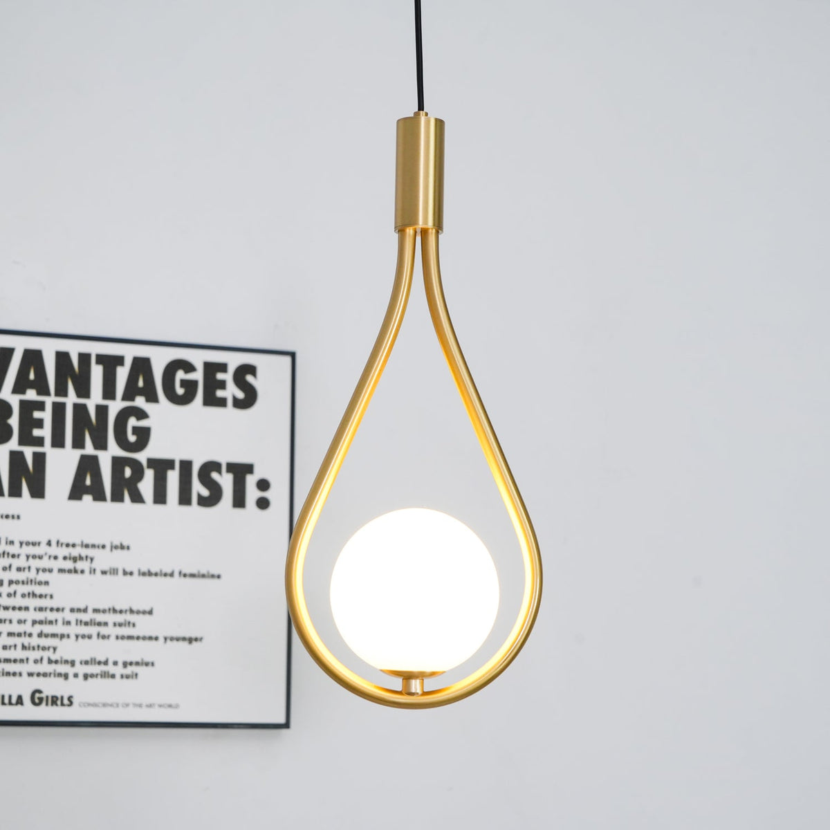 Perenelle Glass Pendant Light-Moonnatur